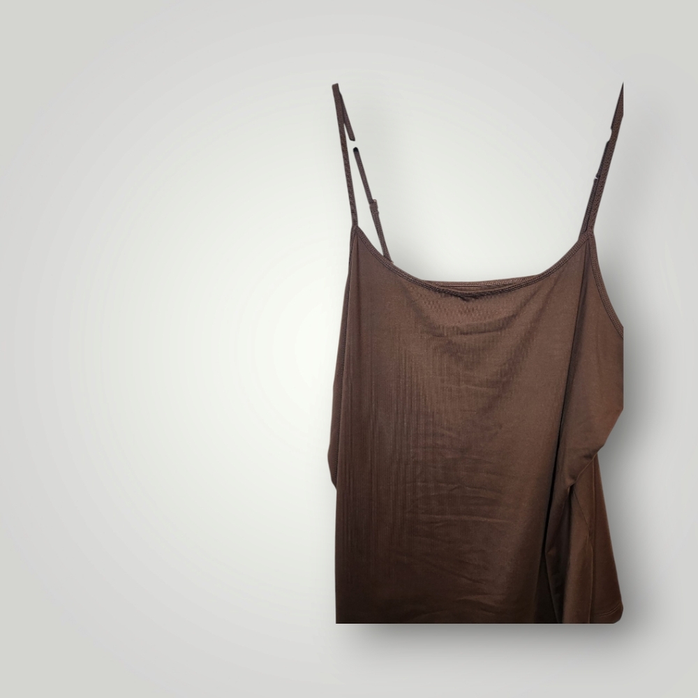 Lane Bryant Brown Spaghetti Strap tank Top size 18 20 - Picture 9 of 10